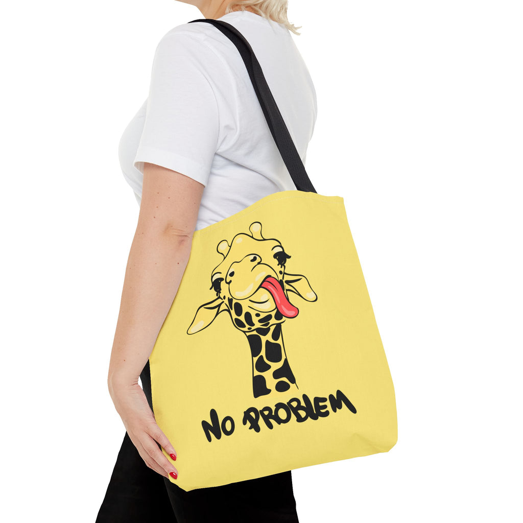 No Problem Stofftasche – Lustige Giraffe