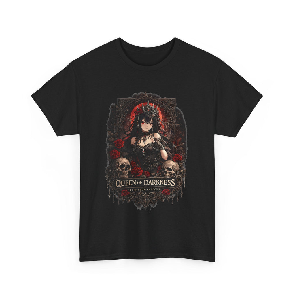 Queen of Darkness T-Shirt – Gothic Girl Dark Fantasy Grafik-T-Shirt