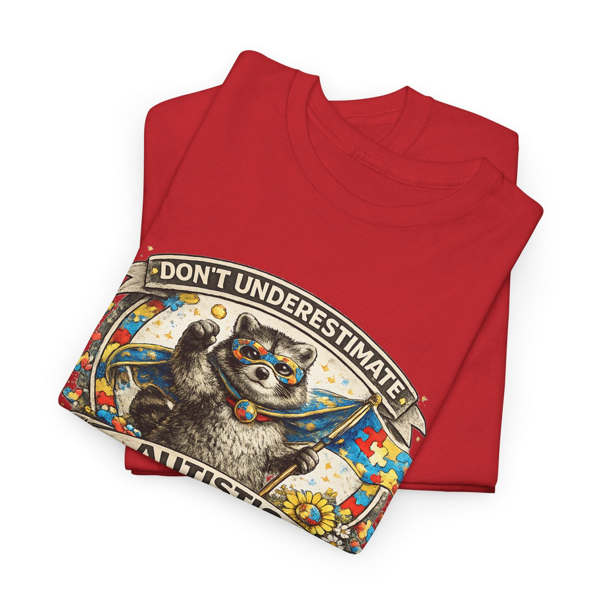 Autism Superpowers T-Shirt – „Unterschätze Autismus nicht“ Grafik-T-Shirt