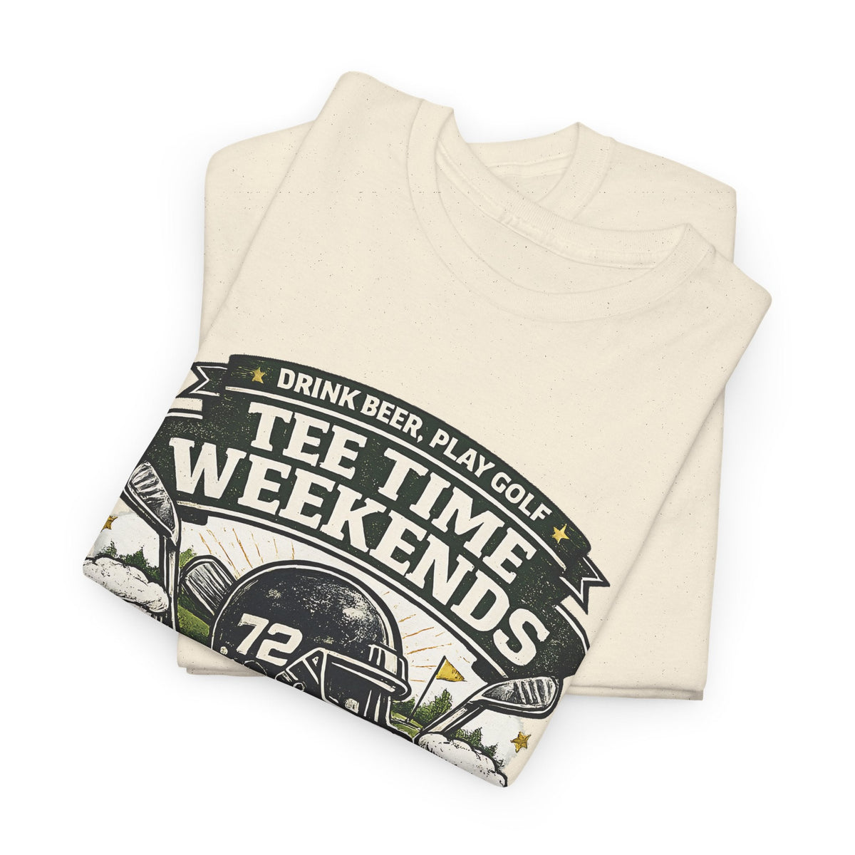 Golf & Beer T-Shirt – Lustiges Golf & T-Shirt Time Grafik-T-Shirt
