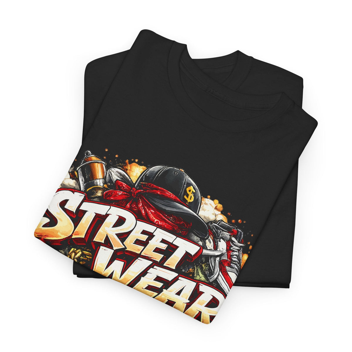 Urban Streetwear T-Shirt – Hip-Hop City Grafik-T-Shirt