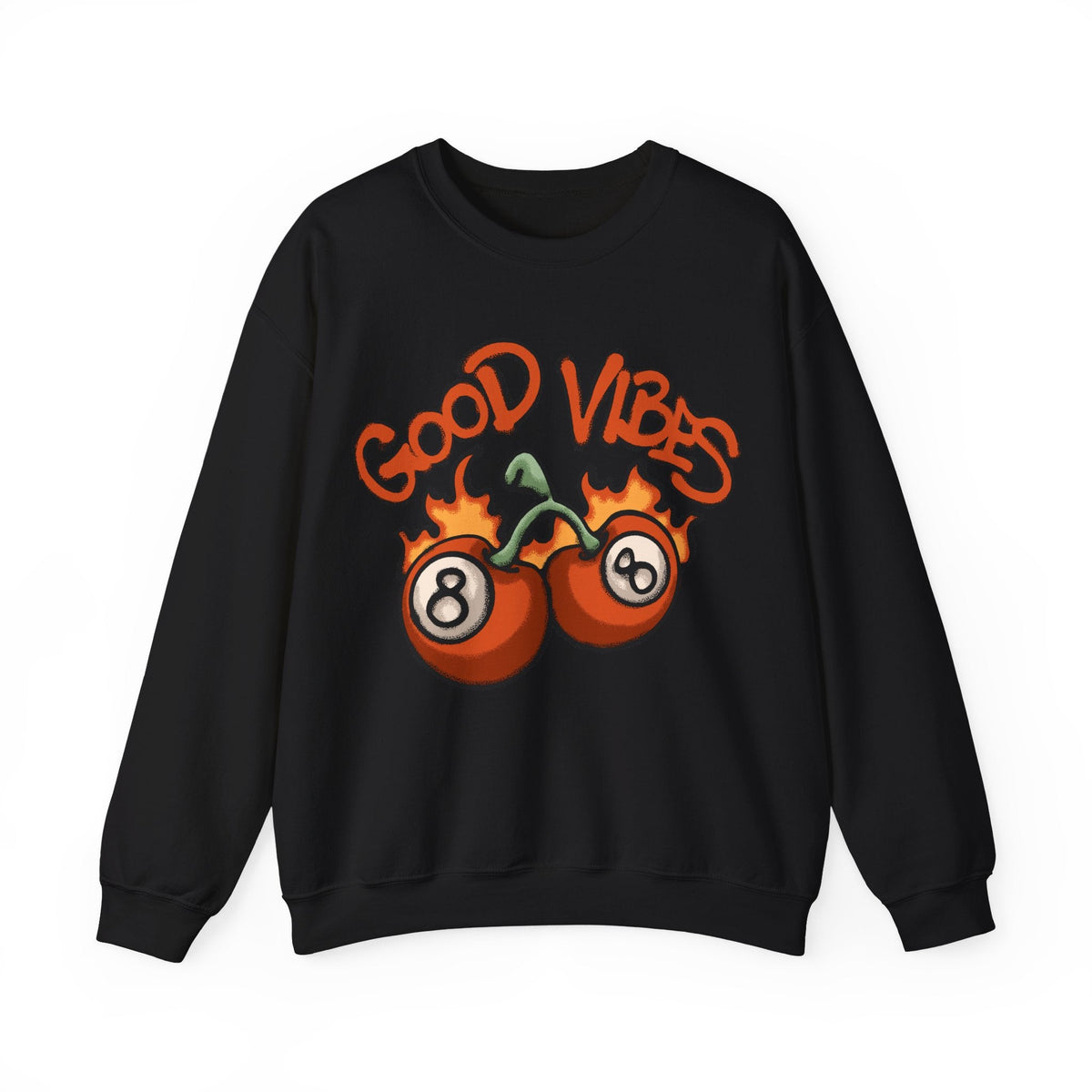 Good Vibes 8-Ball Sweatshirt – Sweatshirt von Kalabula