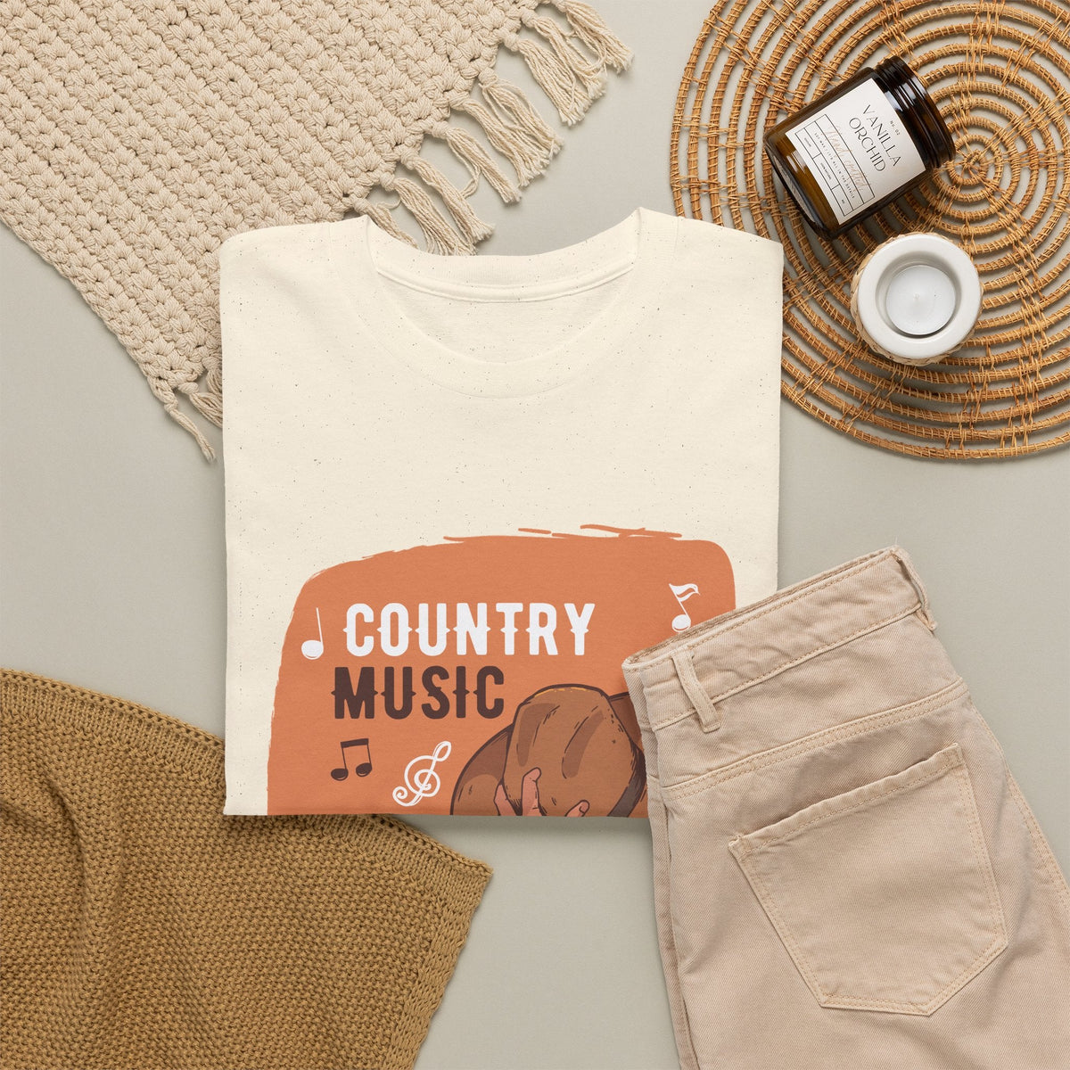 Country Music T-Shirt – Vintage Western & Country-Musik Grafik-T-Shirt
