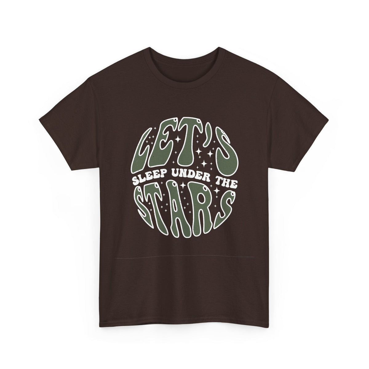 “Let’s Sleep Under the Stars” T-Shirt – Camping & Outdoor Grafik-T-Shirt