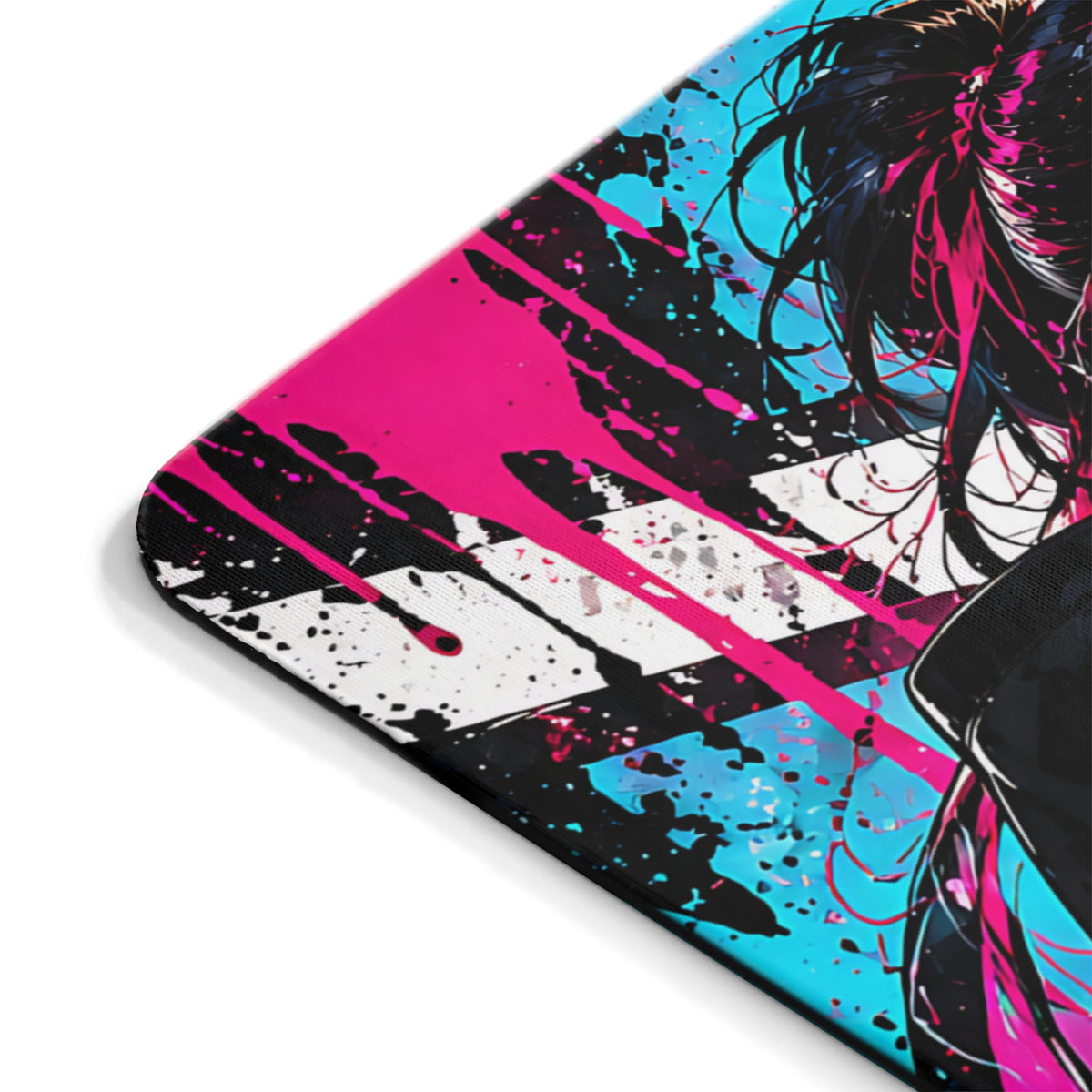 Anime Streetwear Mousepad – Pink Graffiti Design