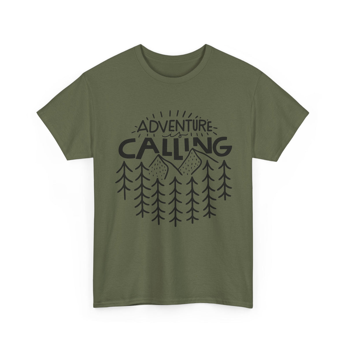 Adventure Is Calling T-Shirt – Outdoor-Abenteuer Grafik-T-Shirt