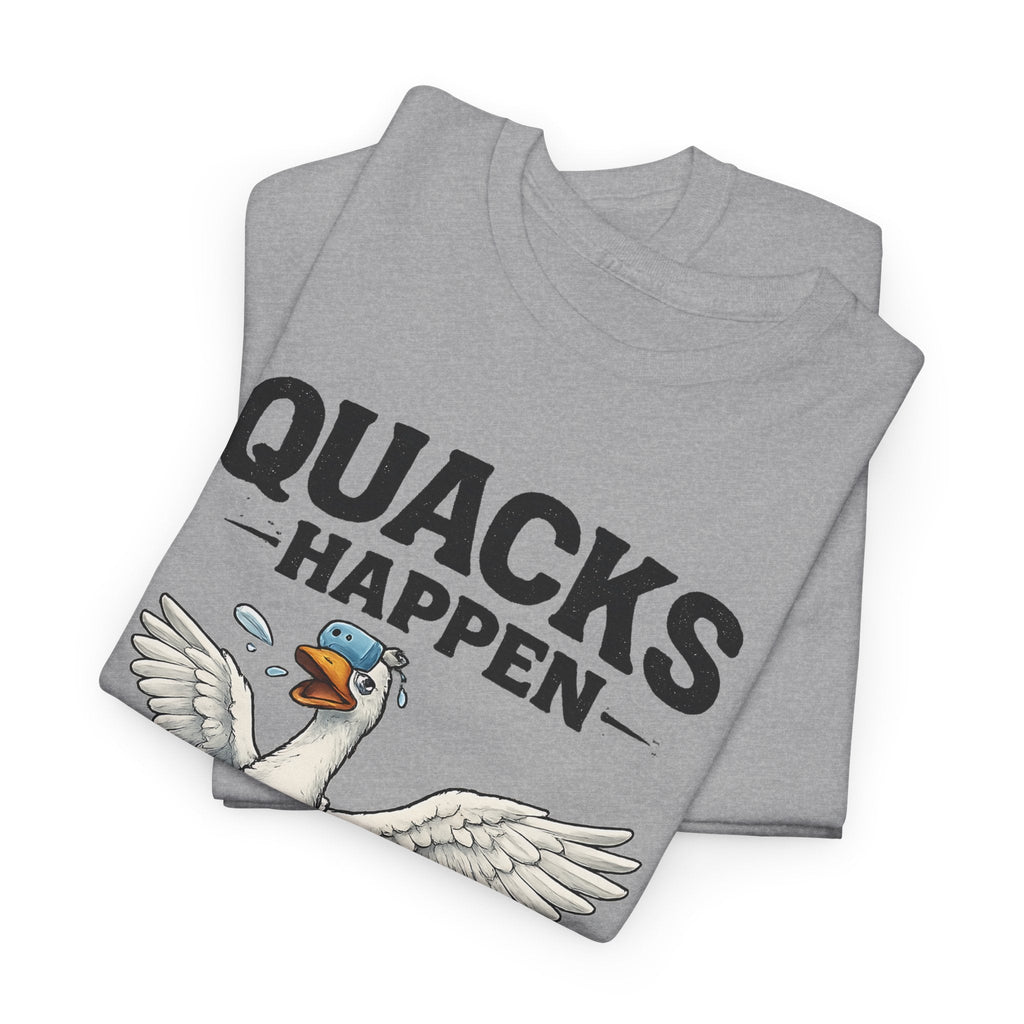 “Quacks Happen” Diabetes T-Shirt – Lustige Diabetes-Ente Grafik-T-Shirt