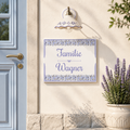 Personalisiertes Keramik-Hausschild 20×25 cm – Klassisch – Kalabula