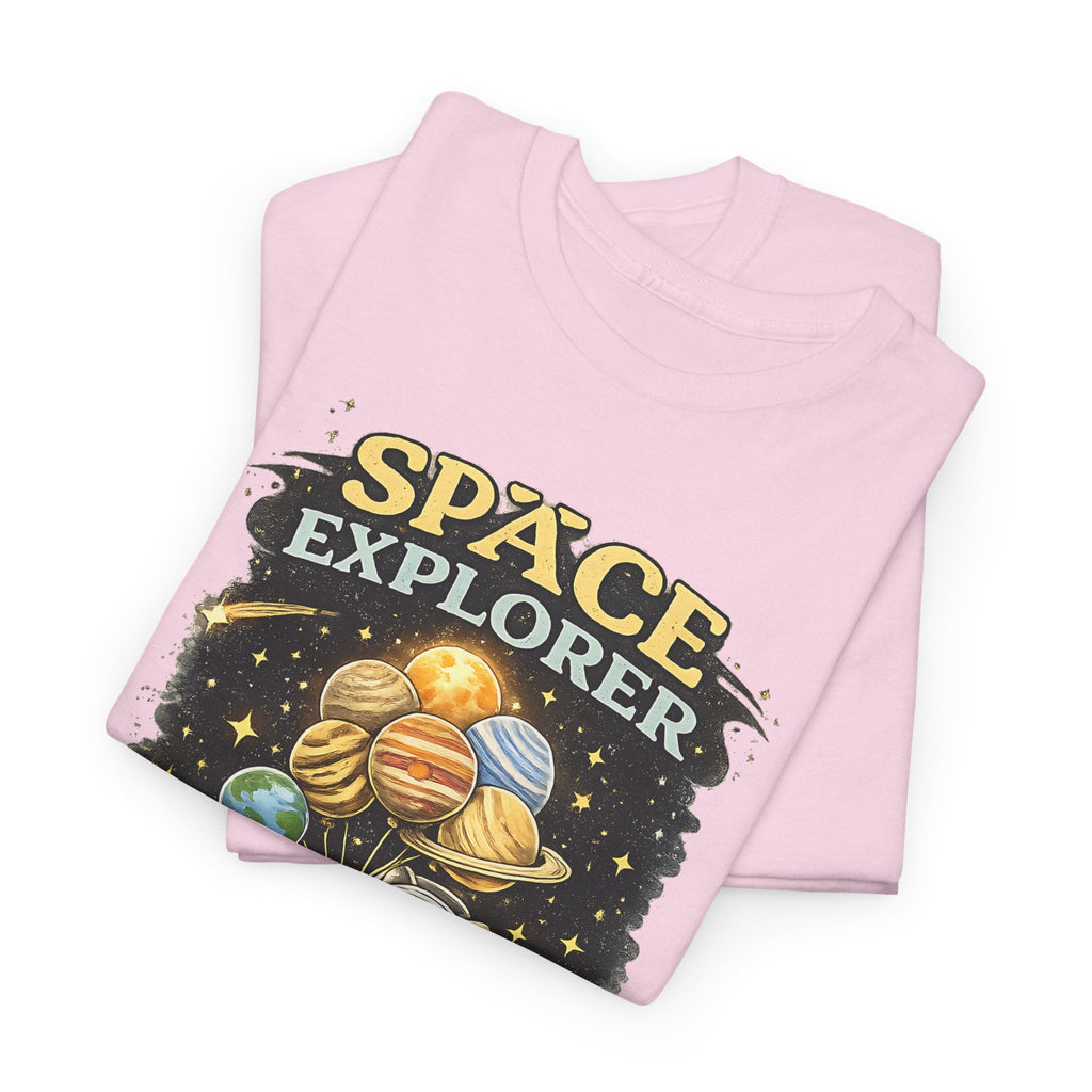 Space Explorer T-Shirt – Astronaut, Galaxie & Planeten Grafik-T-Shirt