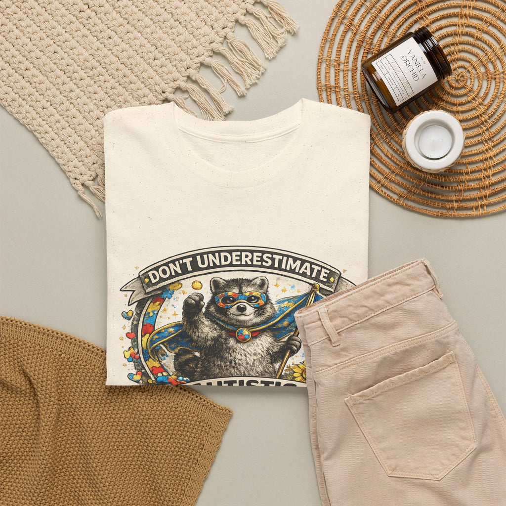 Autism Superpowers T-Shirt – „Unterschätze Autismus nicht“ Grafik-T-Shirt