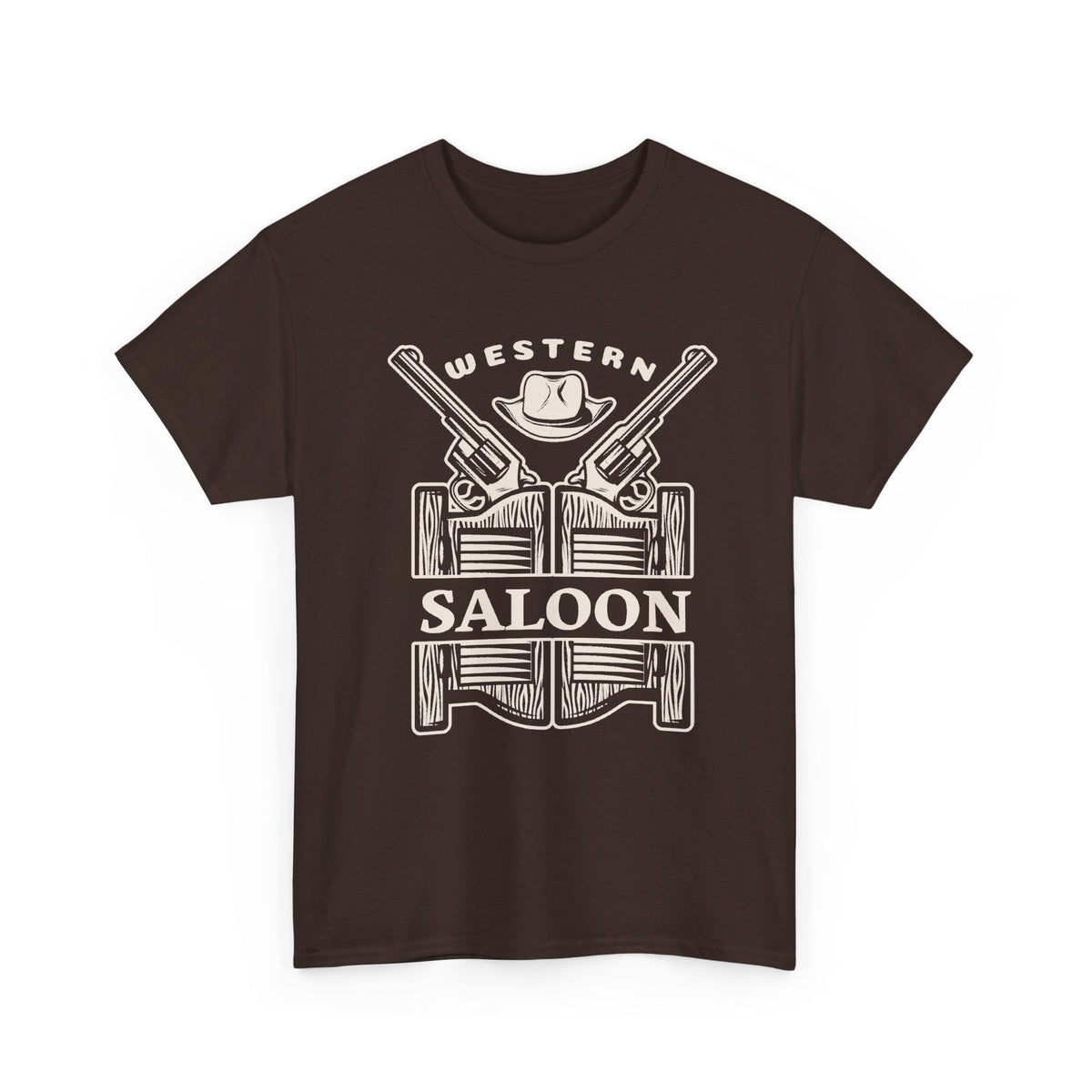 Vintage Cowboy T-Shirt – Western Saloon Retro Grafik-T-Shirt