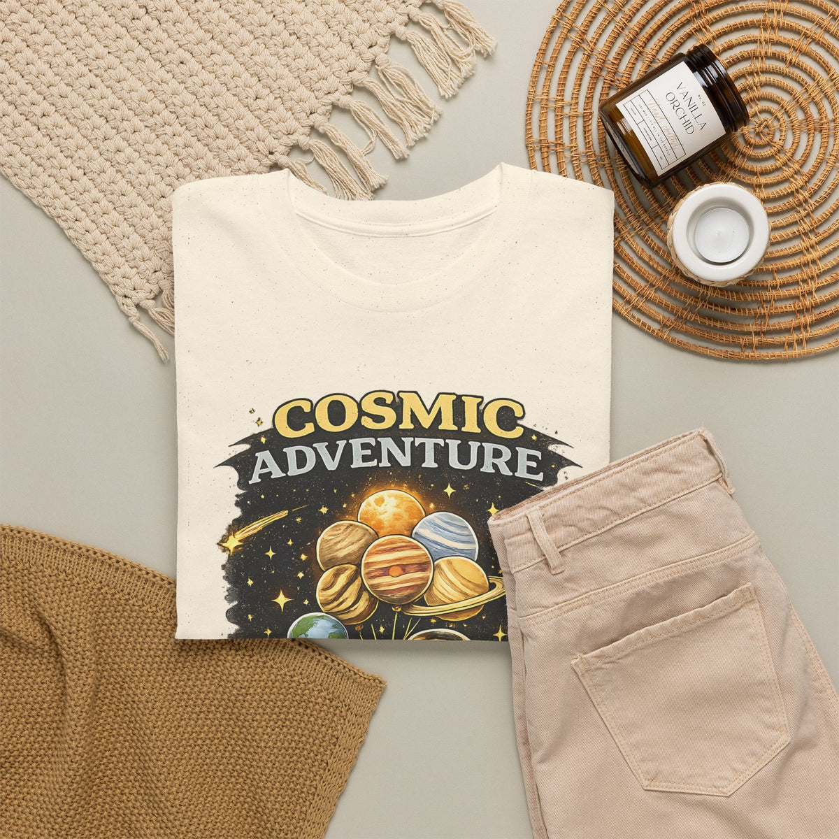 Astronaut Dog T-Shirt – Weltraum-Abenteuer Grafik-T-Shirt