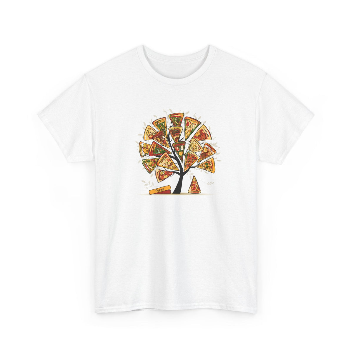 Pizza Tree T-Shirt – Lustiger Pizza-Fan Grafik-T-Shirt