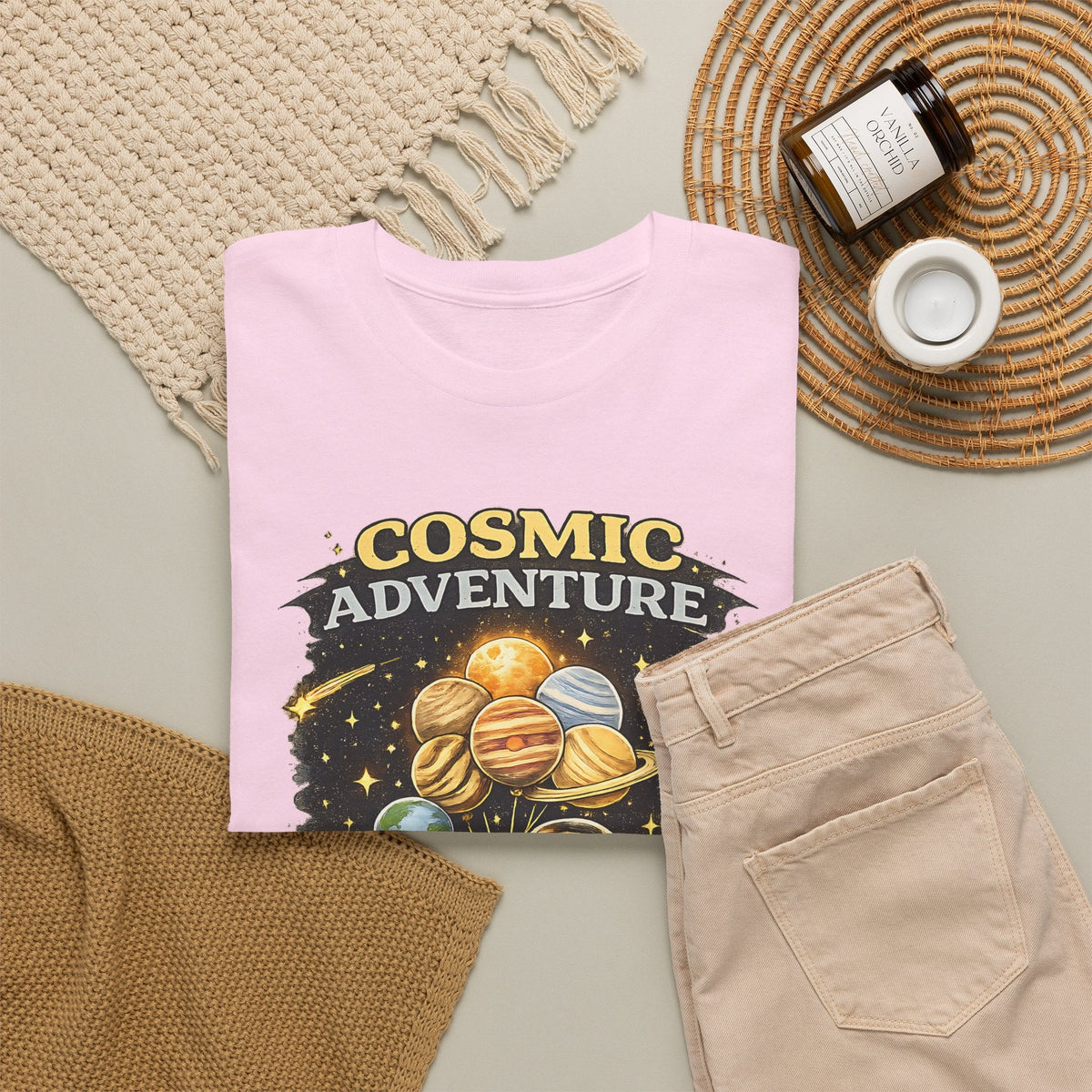 Astronaut Dog T-Shirt – Weltraum-Abenteuer Grafik-T-Shirt