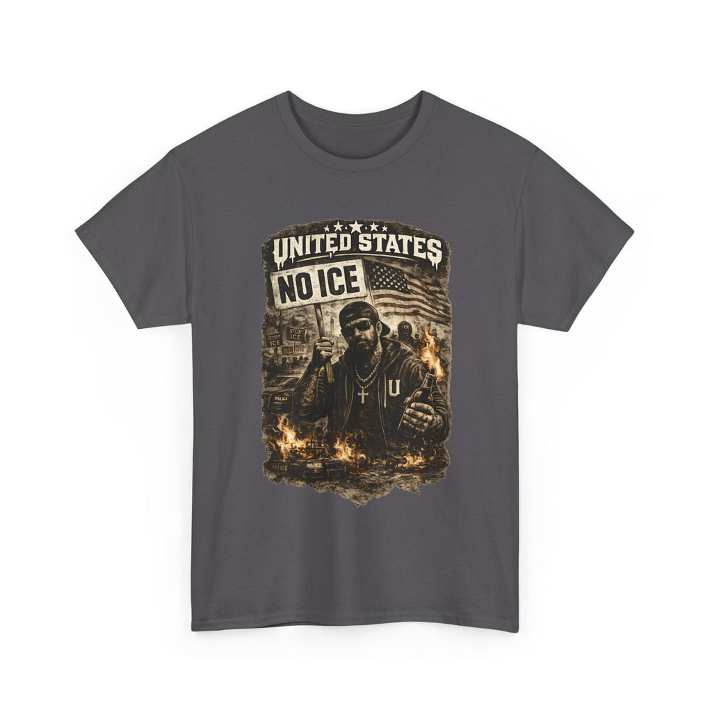 No ICE T-Shirt – USA Statement Streetwear Grafik-T-Shirt
