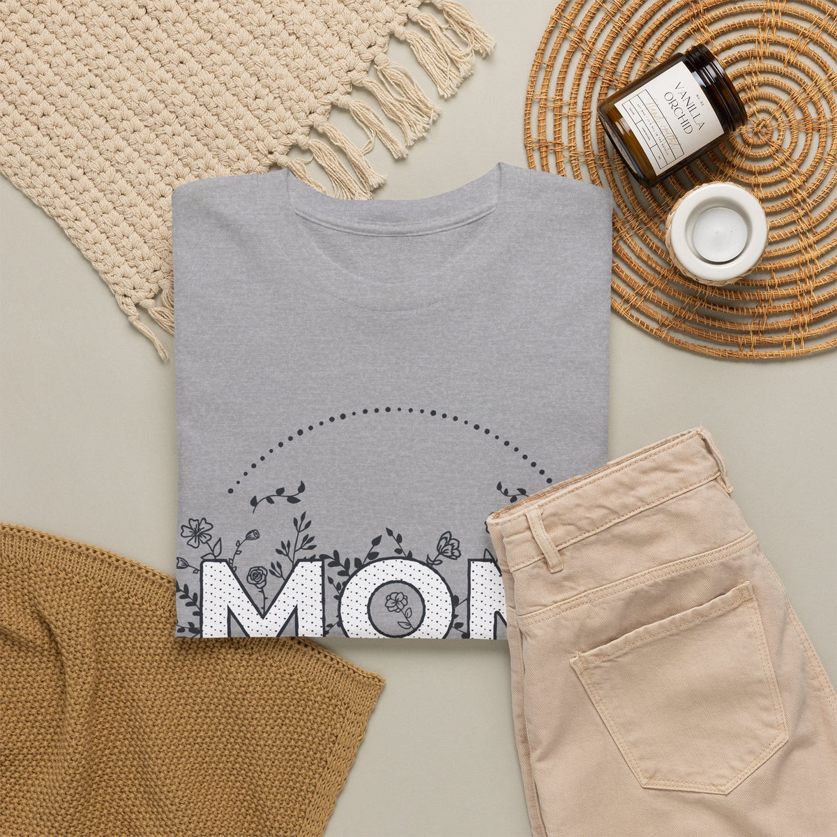 Floral Mom T-Shirt – Muttertagsgeschenk Grafik-T-Shirt
