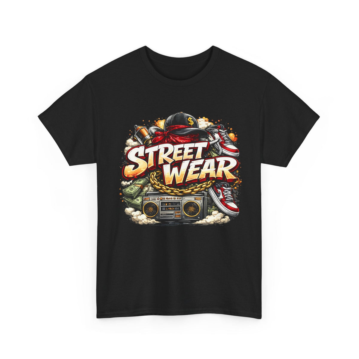 Urban Streetwear T-Shirt – Hip-Hop City Grafik-T-Shirt