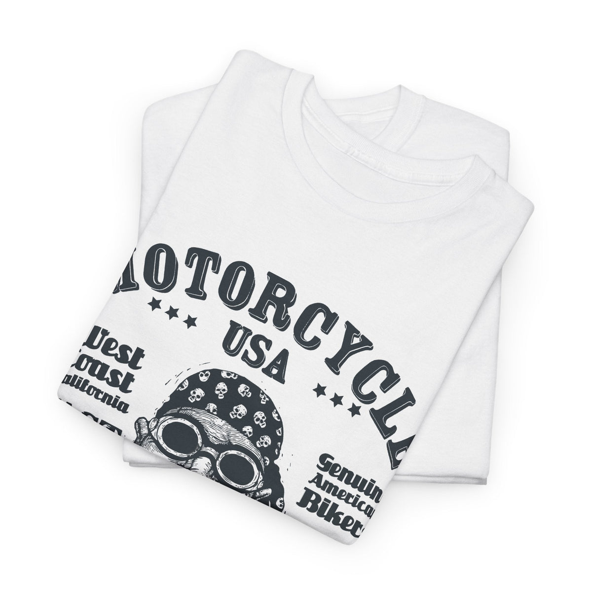 USA Motorcycle T-Shirt – Vintage Biker-Lifestyle Grafik-T-Shirt