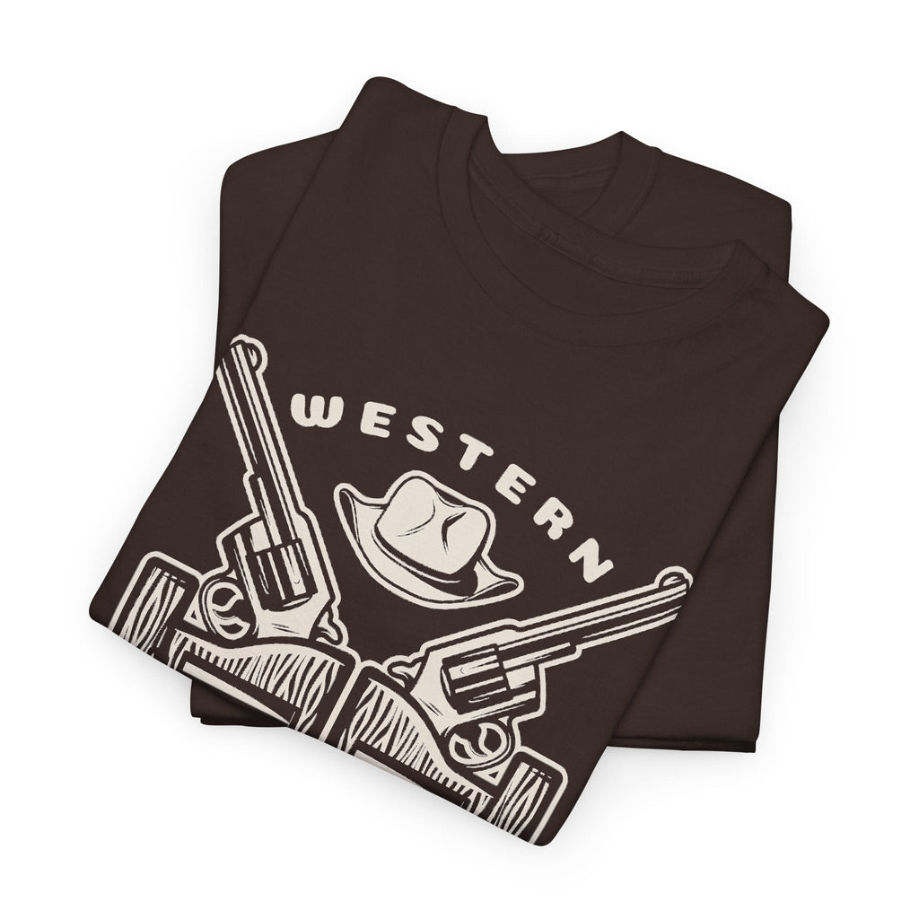 Vintage Cowboy T-Shirt – Western Saloon Retro Grafik-T-Shirt