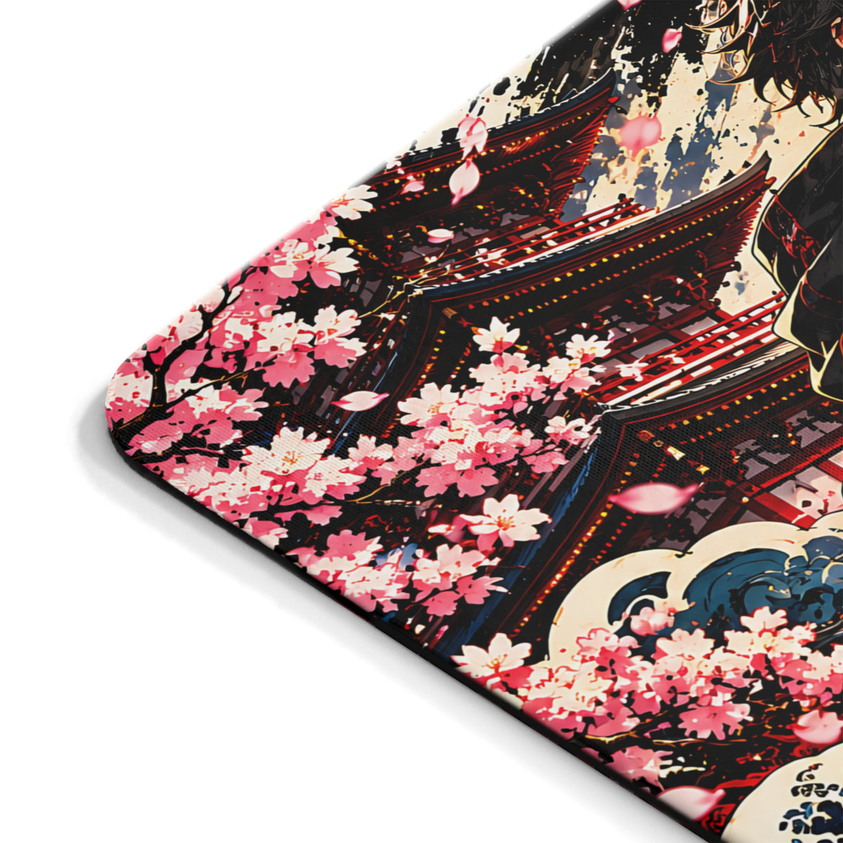 Personalisiertes Anime Mousepad mit Name – Japan Design – Mousepad von Kalabula, 23,2 × 19,4 cm