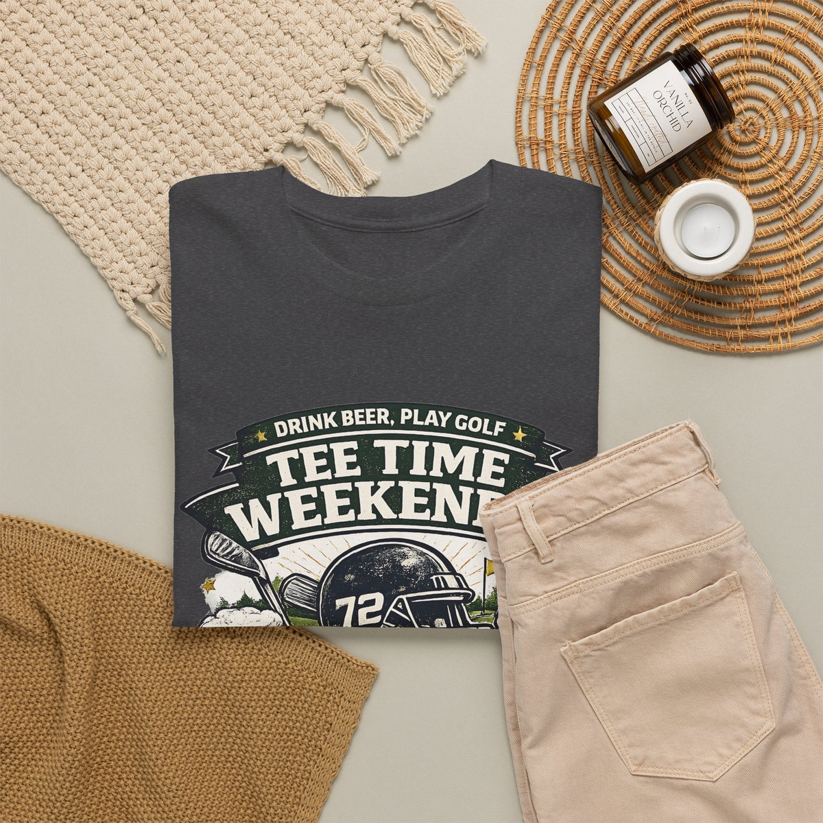 Golf & Beer T-Shirt – Lustiges Golf & T-Shirt Time Grafik-T-Shirt