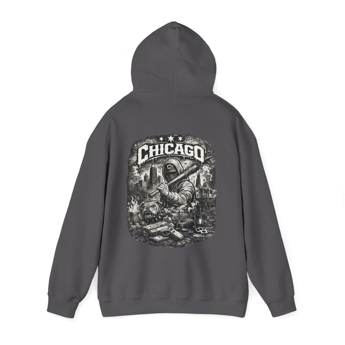 Chicago Streetwear Hoodie Hoodie mit Grafik – Kalabula