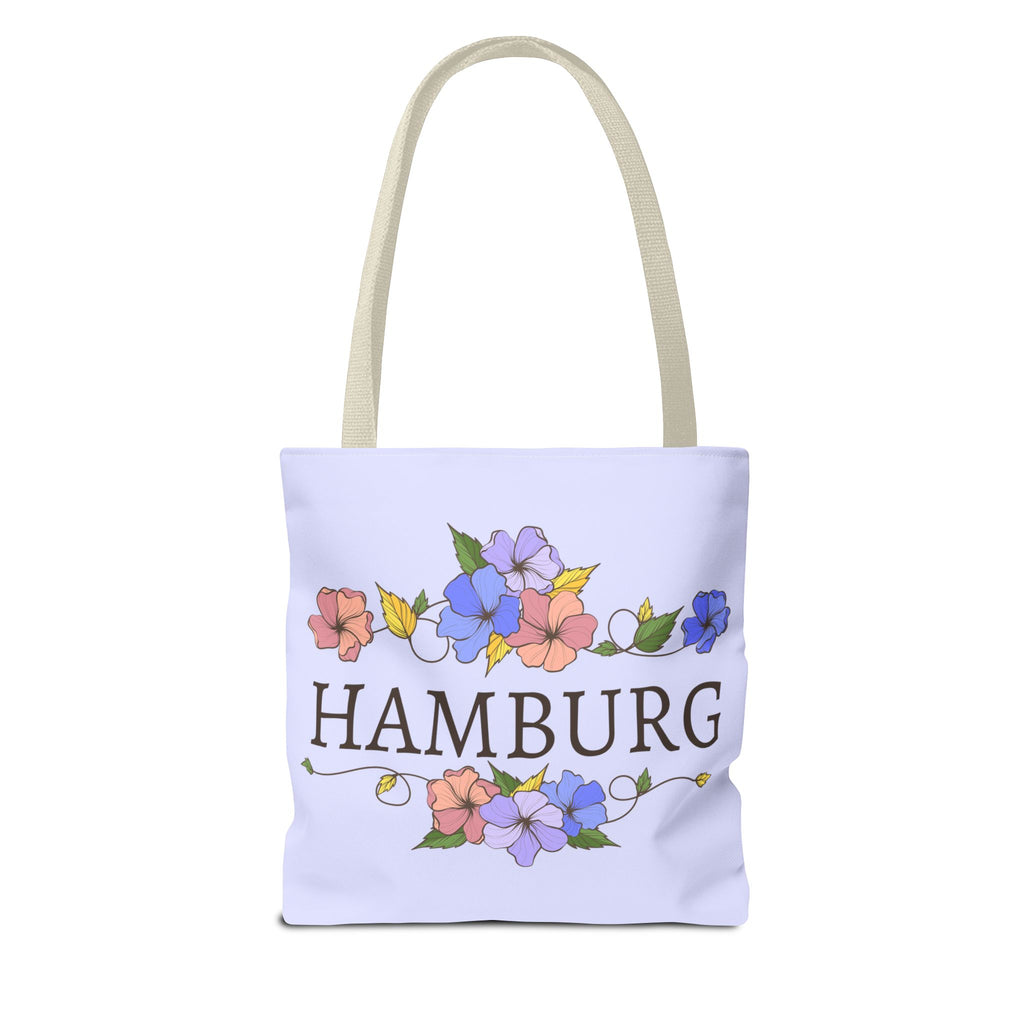 Hamburg Stofftasche – Florales City Design