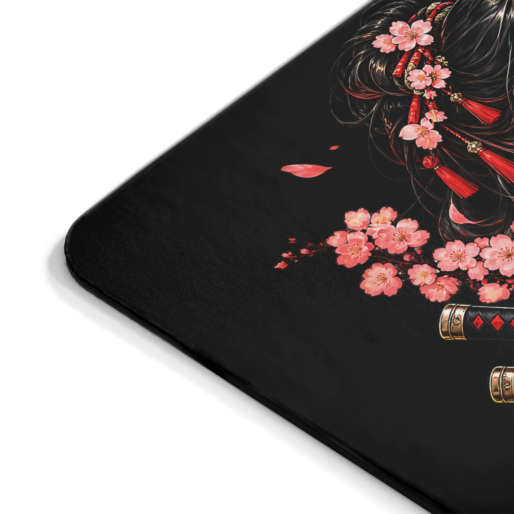 Japan Samurai Mousepad – Kirschblüten & Drachen Design