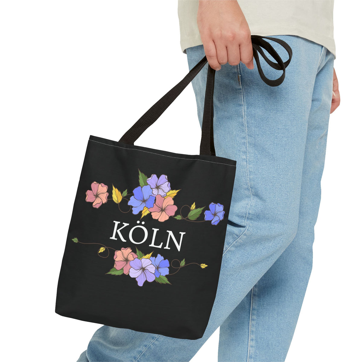 Köln Stofftasche – Florales City Design
