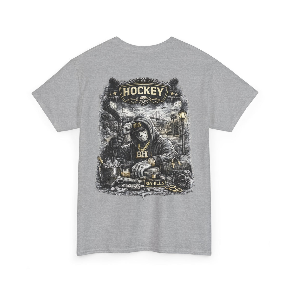 Hockey Streetwear T-Shirt – Urban Oversized Grafik-T-Shirt