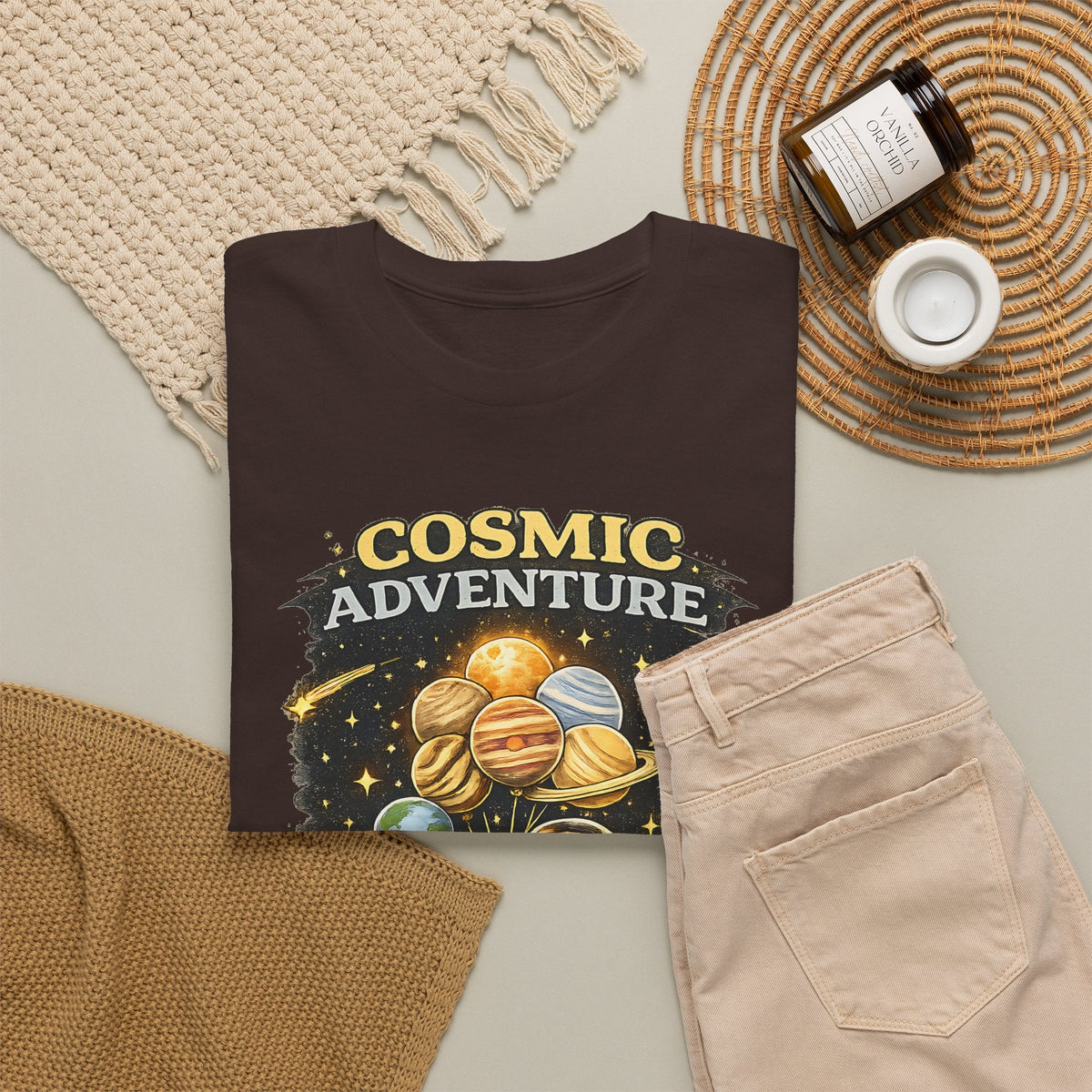 Astronaut Dog T-Shirt – Weltraum-Abenteuer Grafik-T-Shirt