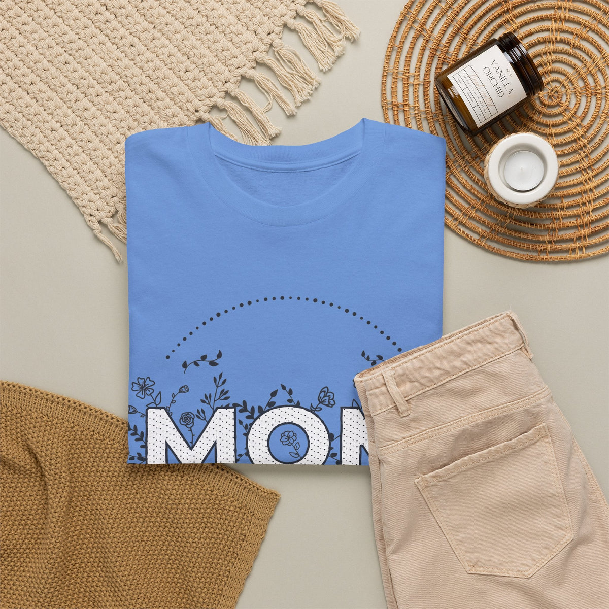 Floral Mom T-Shirt – Muttertagsgeschenk Grafik-T-Shirt