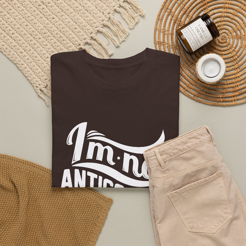 “I’m Not Antisocial, Society Is Anti-Me” T-Shirt – Lustiger Introvert Grafik-T-Shirt