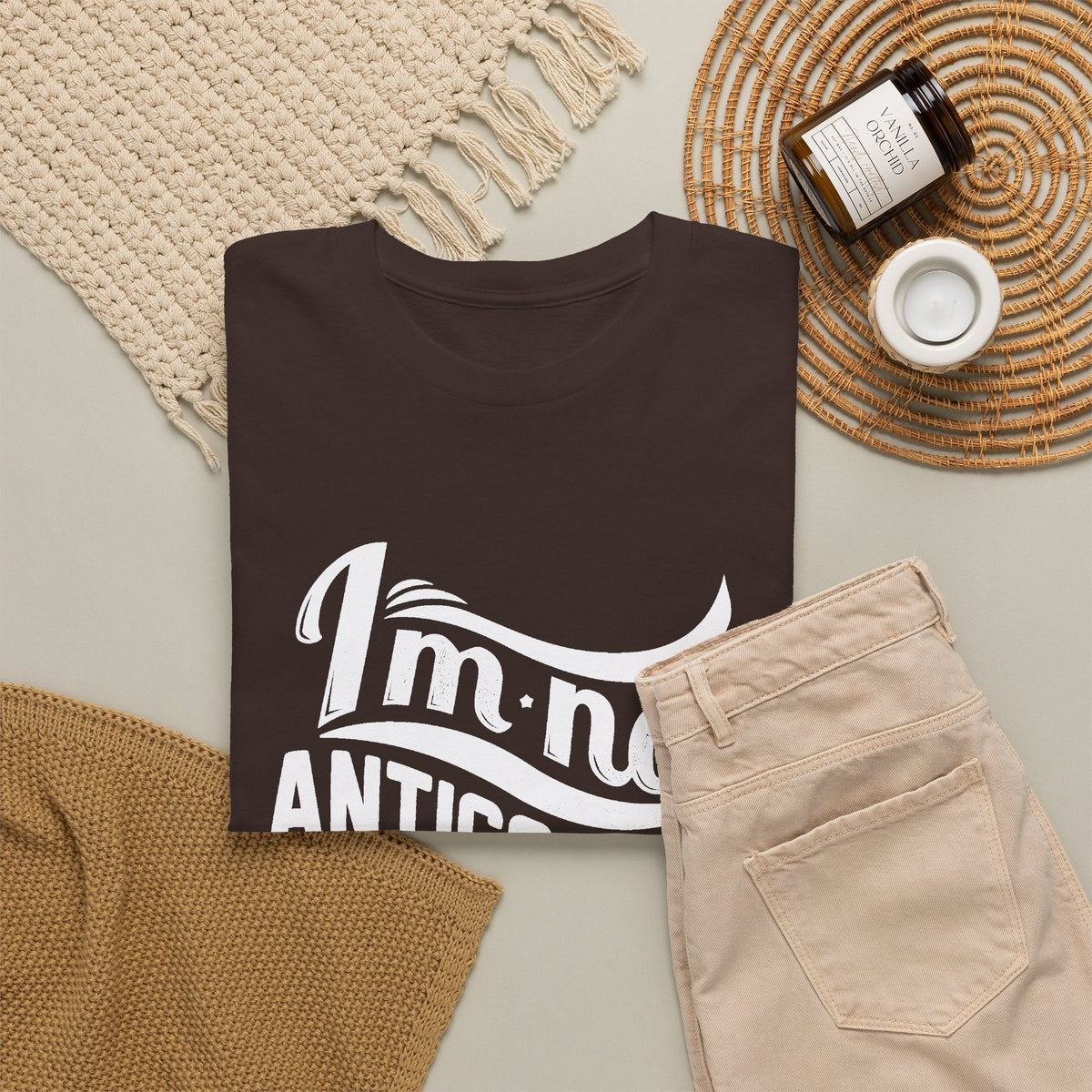 “I’m Not Antisocial, Society Is Anti-Me” T-Shirt – Lustiger Introvert Grafik-T-Shirt