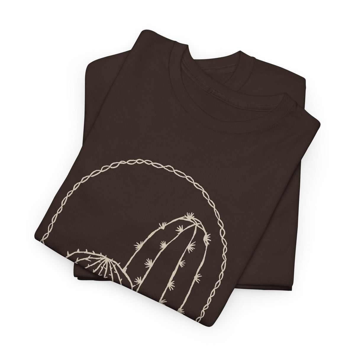 Minimal Cactus T-Shirt – Wüsten-Line-Art Unisex Grafik-T-Shirt