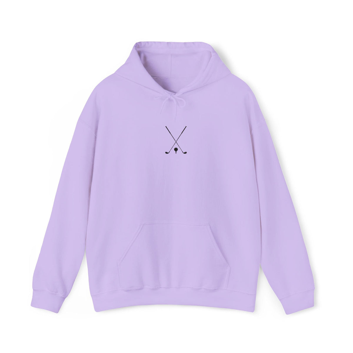Golf Crossed Clubs Hoodie — Minimalistisches Golf-Design Hoodie – Kalabula