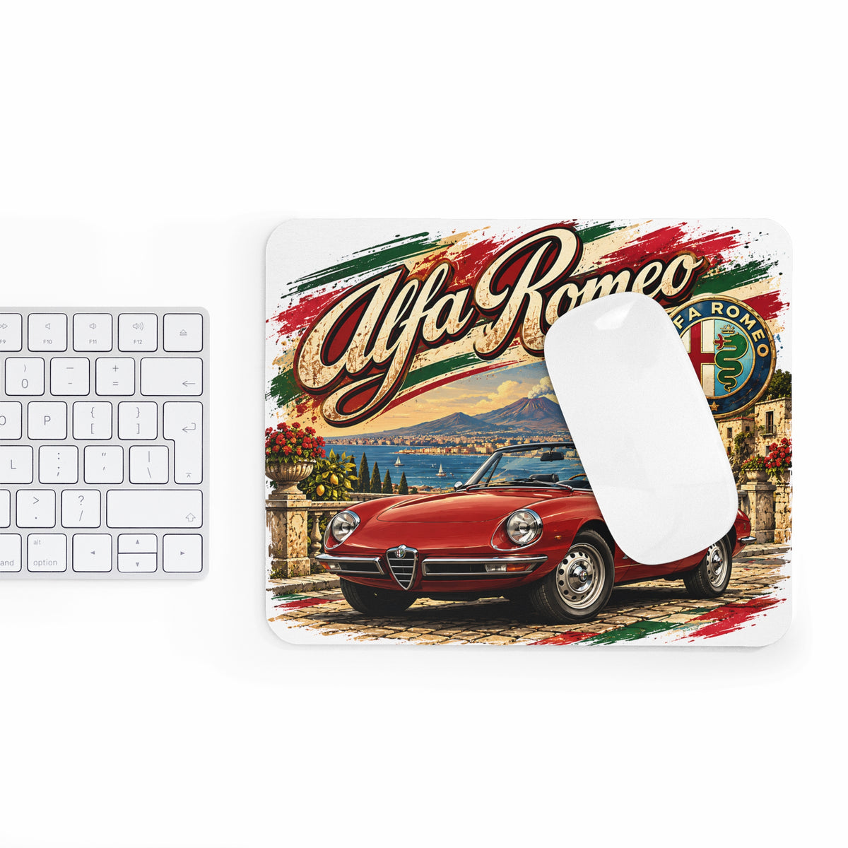 Alfa Romeo Spider Mousepad – Italienischer Auto-Klassiker