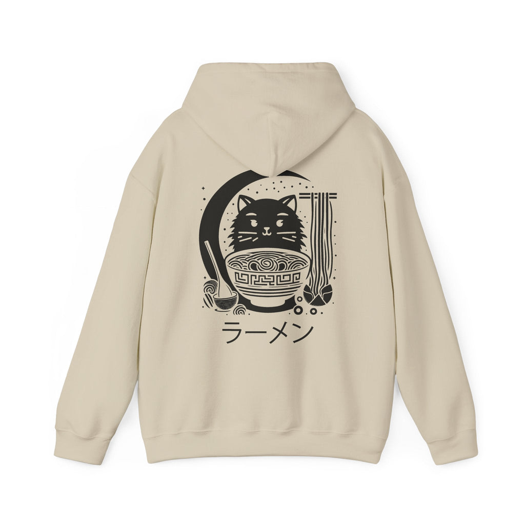 Kawaii Cat Ramen Hoodie – Süßes Nudel-Motiv Hoodie – Kalabula