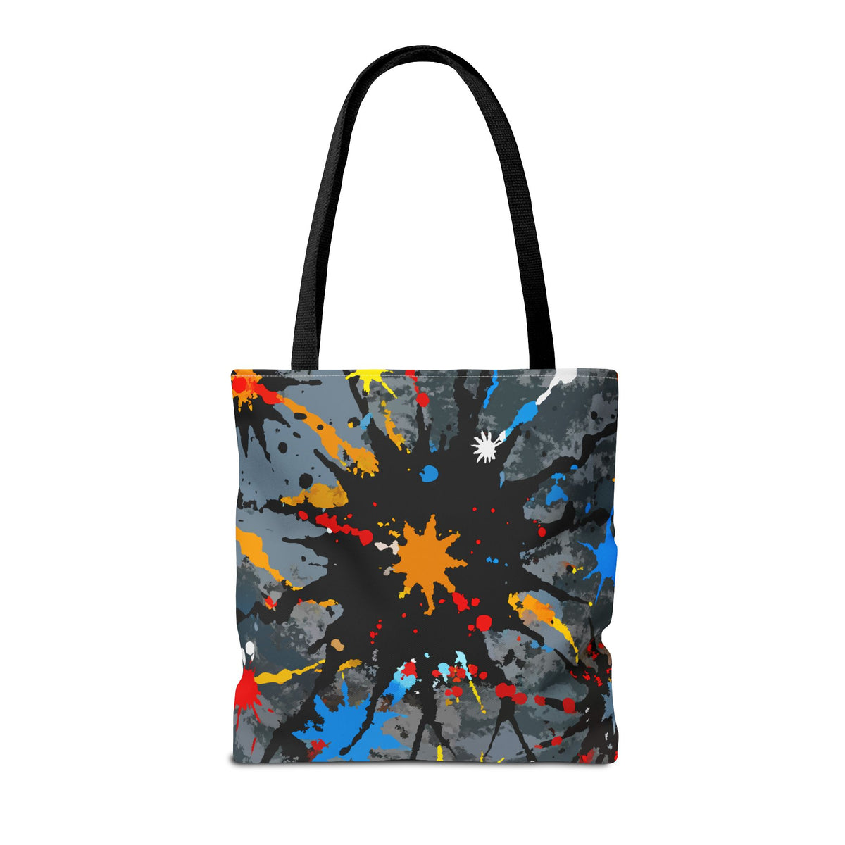 Abstrakte Kunst Stofftasche – Color Splash Design