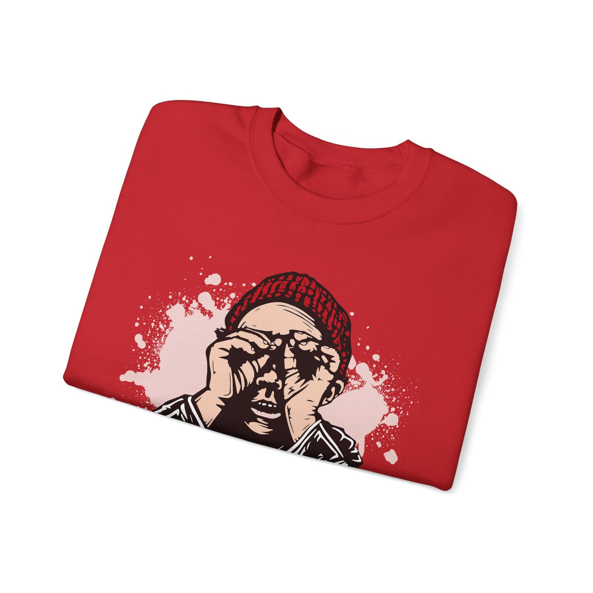 Beanie Portrait Sweatshirt – Sweatshirt von Kalabula