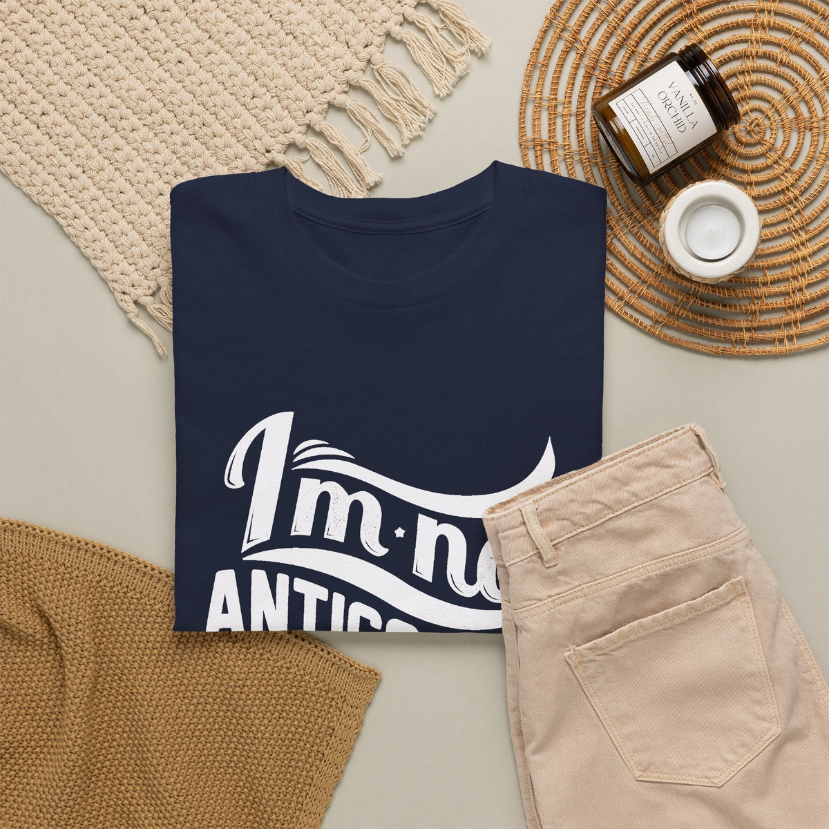 “I’m Not Antisocial, Society Is Anti-Me” T-Shirt – Lustiger Introvert Grafik-T-Shirt