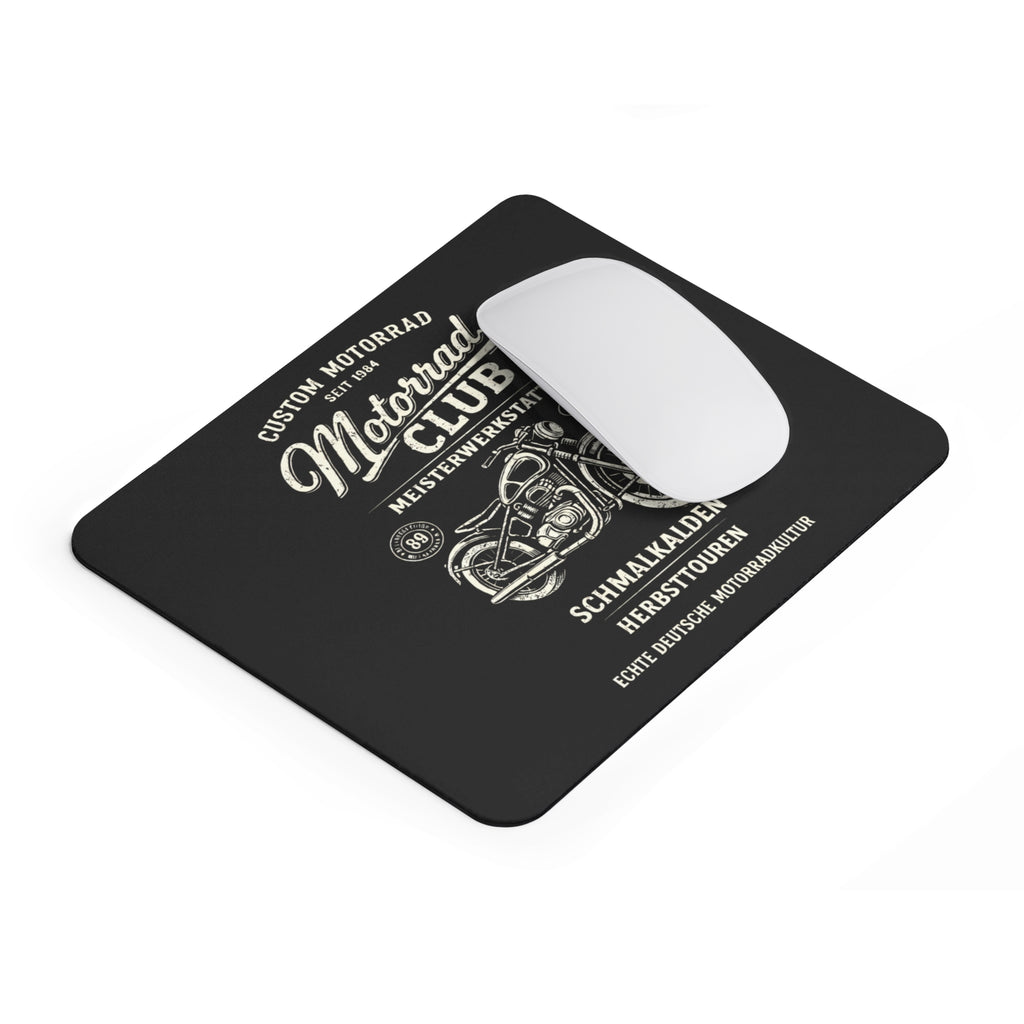 Schmalkalden Motorrad Mousepad – Motorradclub Retro Design – Mousepad von Kalabula, 23,2 × 19,4 cm