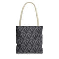 Elegante Stofftasche – Schwarzes Abstraktes Muster