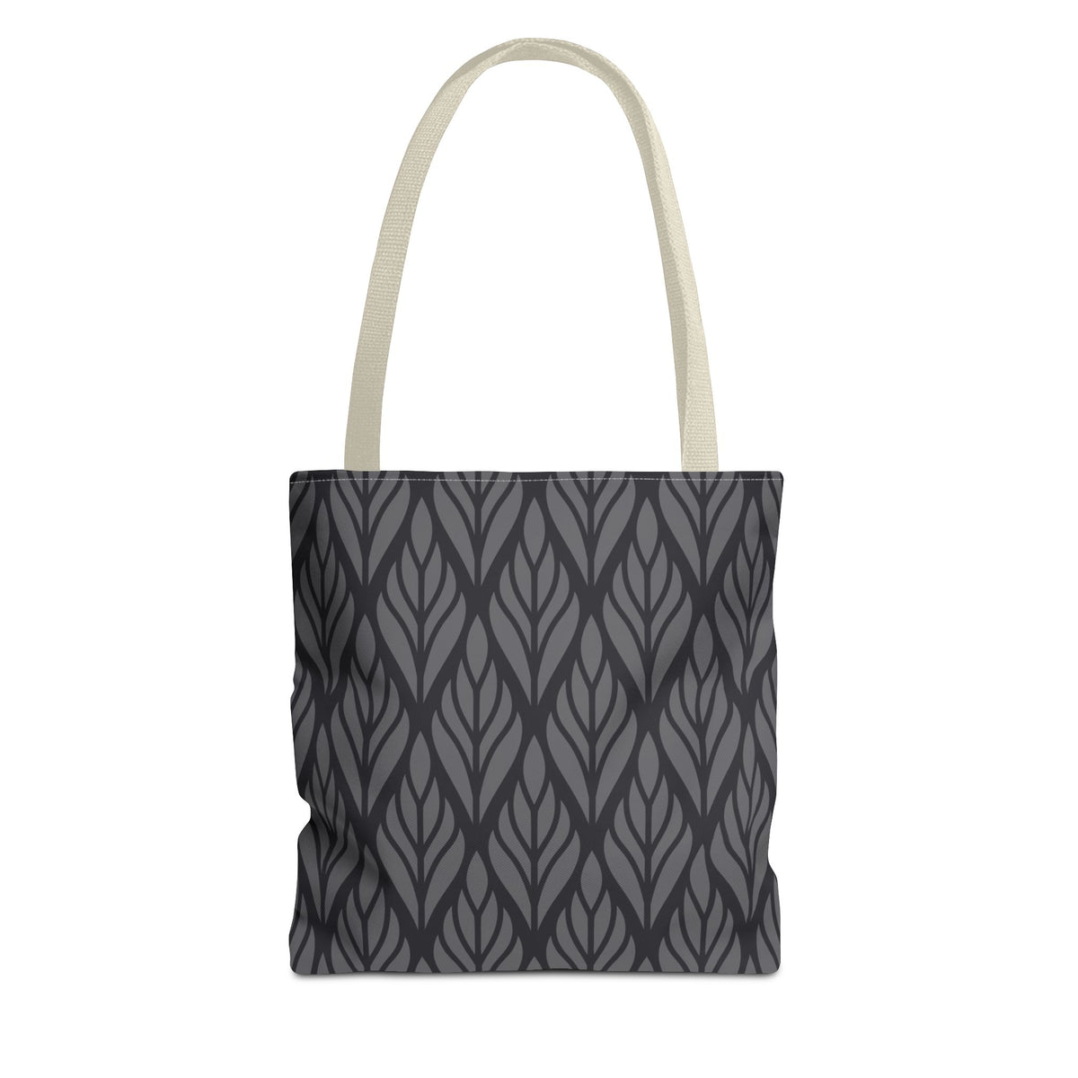 Elegante Stofftasche – Schwarzes Abstraktes Muster