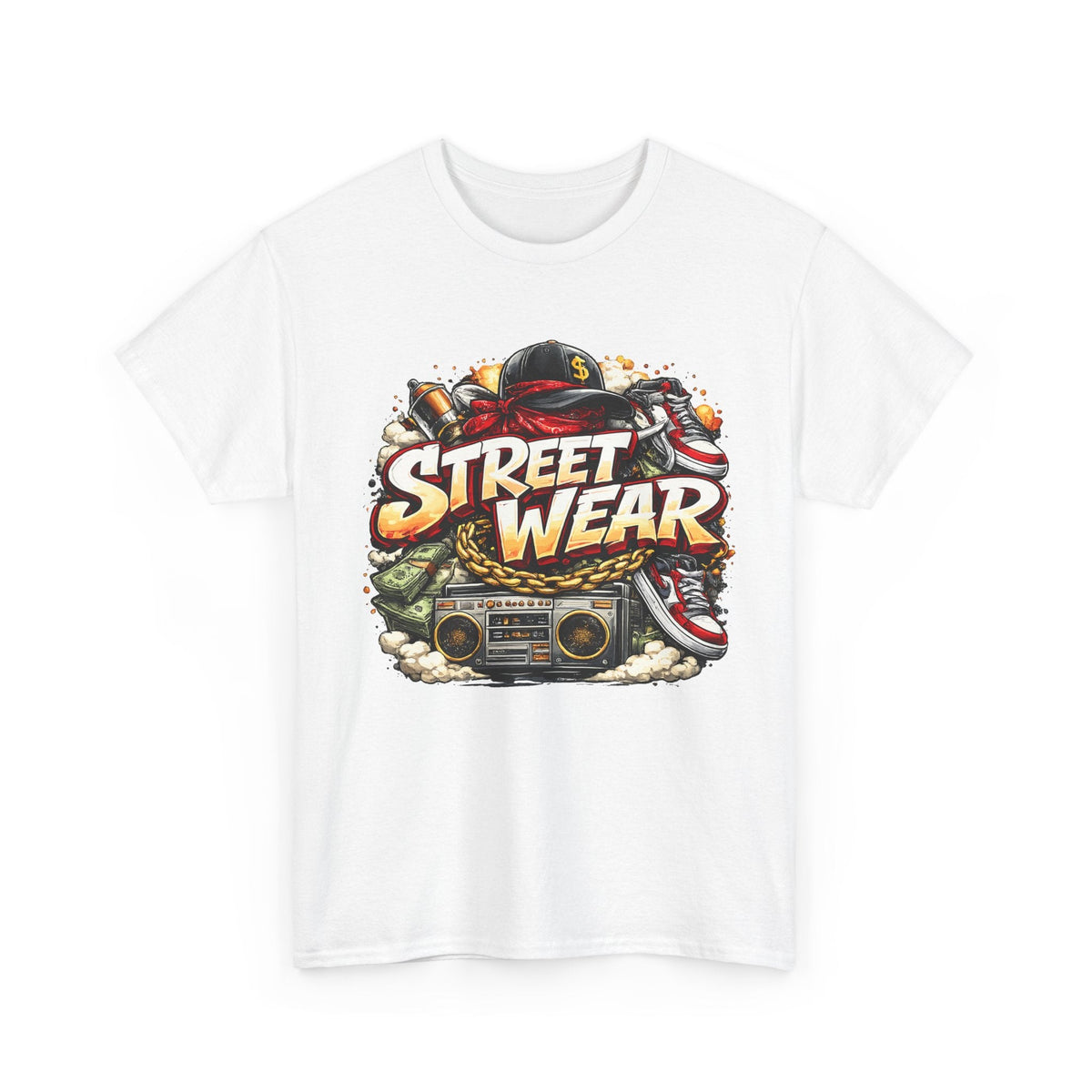 Urban Streetwear T-Shirt – Hip-Hop City Grafik-T-Shirt