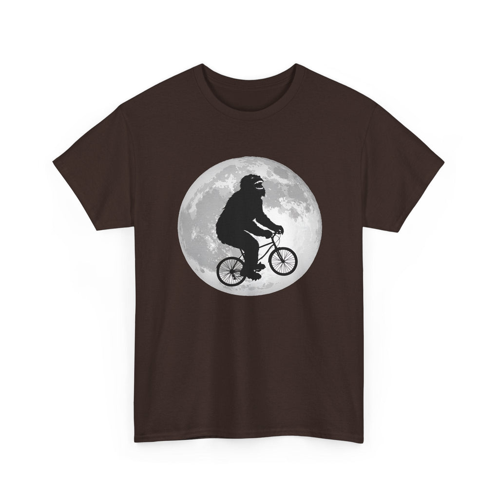 Bigfoot Bicycle T-Shirt – Mond & Natur-Abenteuer Grafik-T-Shirt