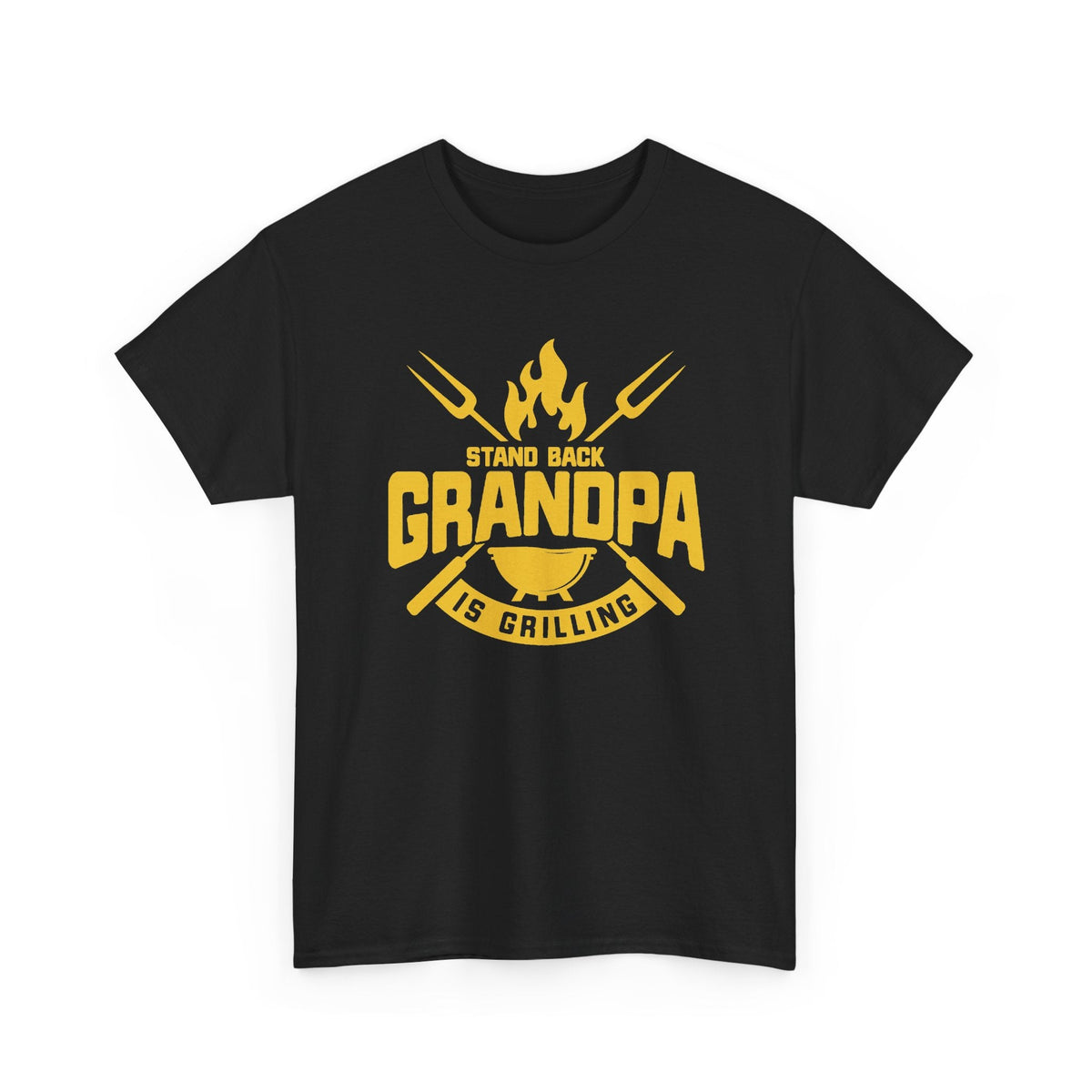 “Grandpa Is Grilling” T-Shirt – Lustiges BBQ & Grillen Grafik-T-Shirt