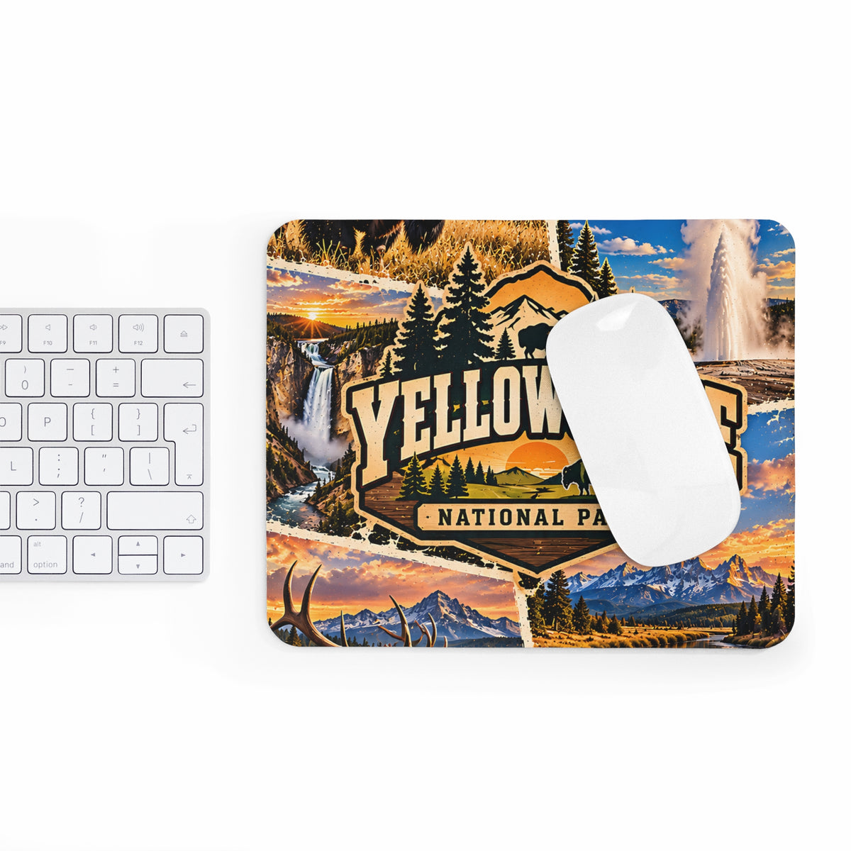 Yellowstone Mousepad – Nationalpark & Natur Design