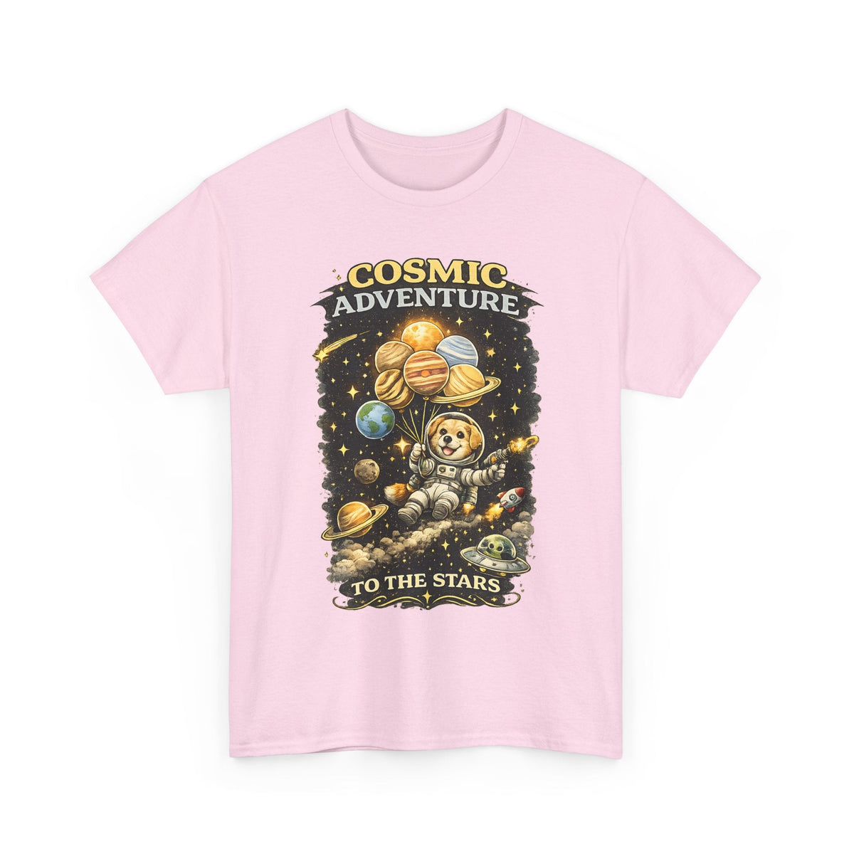 Astronaut Dog T-Shirt – Weltraum-Abenteuer Grafik-T-Shirt