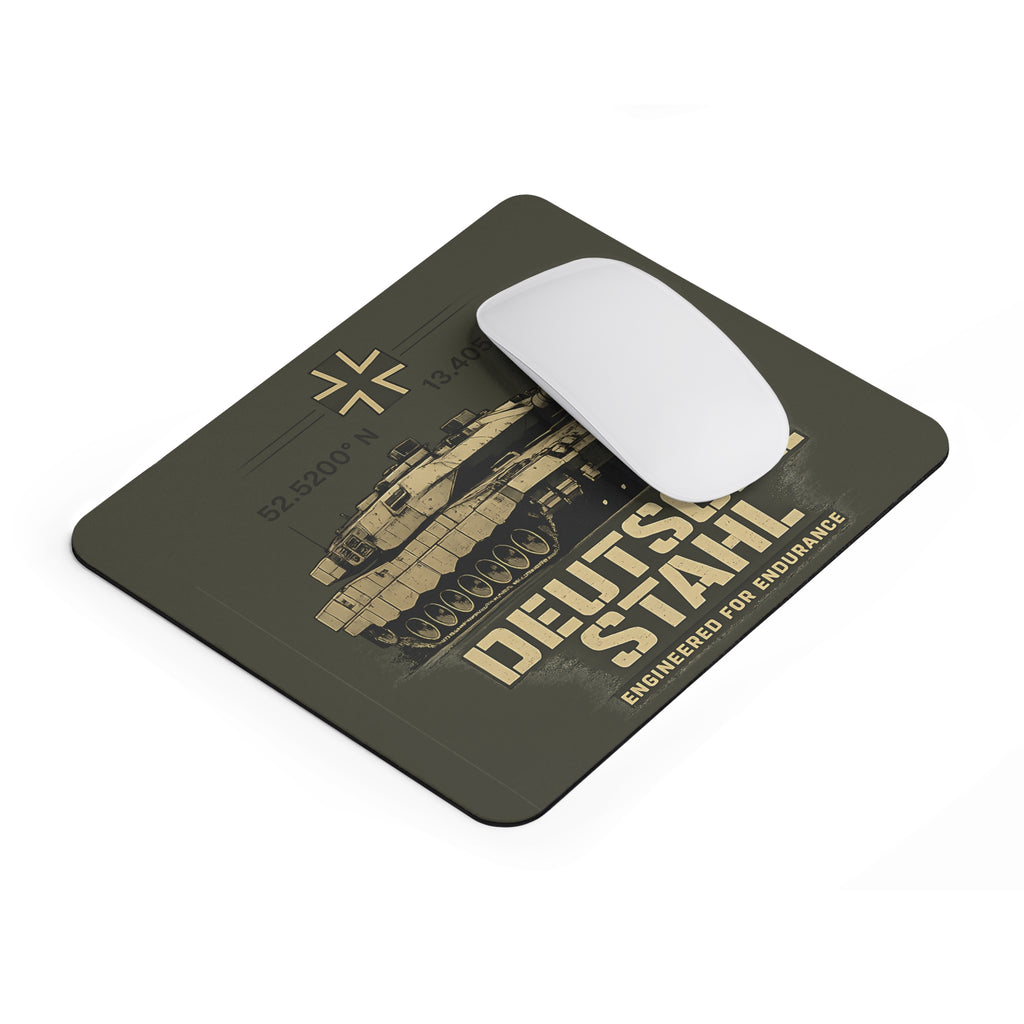 Deutsche Stahl Mousepad – Panzer Militär Design – Mousepad von Kalabula, 23,2 × 19,4 cm